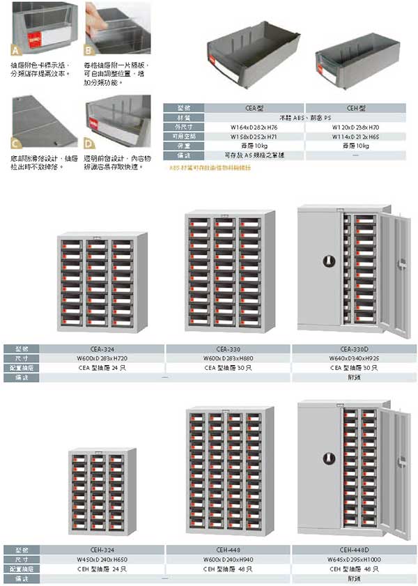 CEH-324  零件箱(24抽)