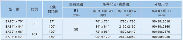  晶美 LEXIN銀幕 電動EA系列銀幕 的額外圖片