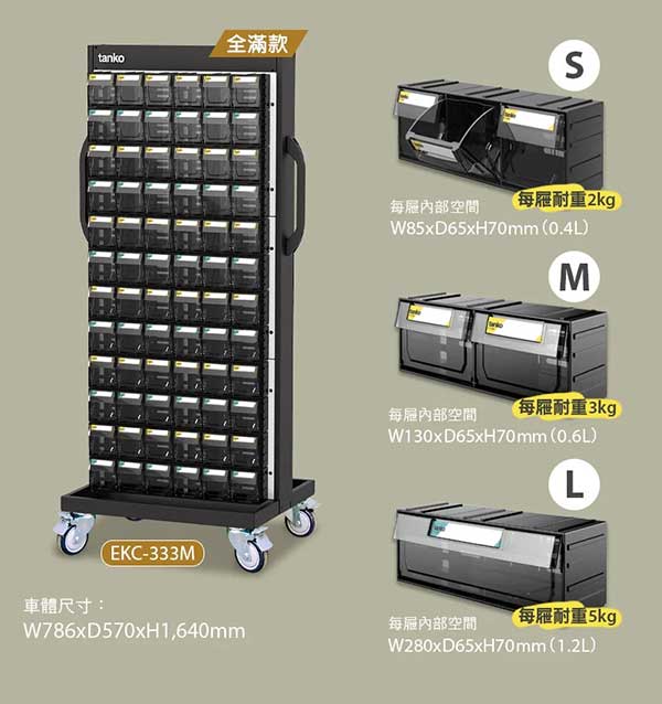  EKC-333M 上手盒整理車全滿款 的額外圖片