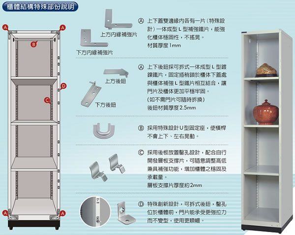 KH-393 新型多用途置物櫃本体