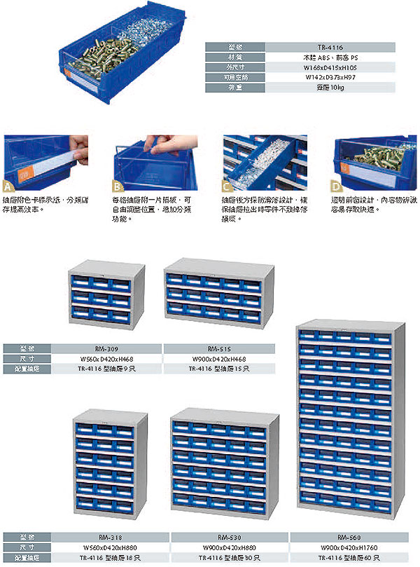 RM-515 零件箱(15抽)