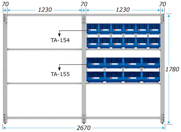 SCC-462 系統物料架