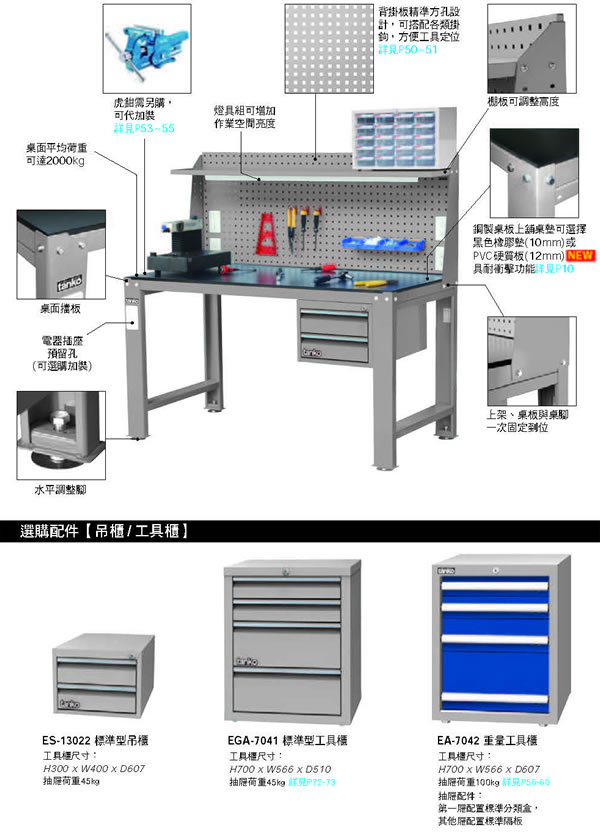 天鋼WD鋼製工作桌