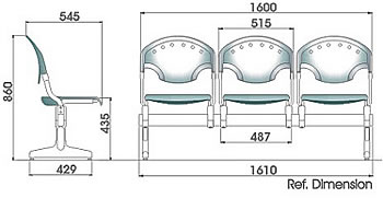 BA-515 紫蘿蘭/公共排椅