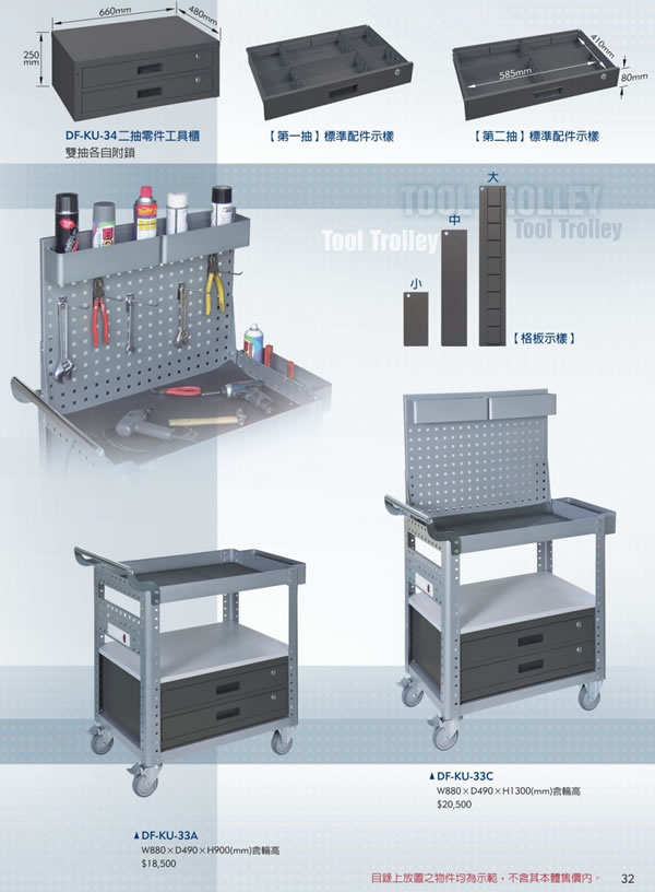 （圖像） DF-KU-33A 掛櫃型工具車