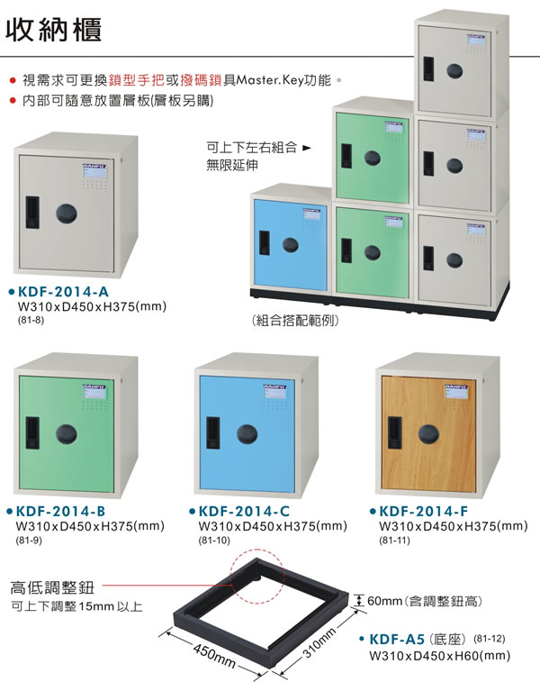 （圖像） KDF-2014 單元式收納櫃