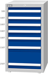 （圖像） EA-10072T EB-10072T ED-10072T 天鋼牌重量型工具櫃/複合型/櫃體高度1000mm