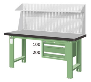 （圖像） WAS-54022TG3 WAS-64022TG3 WAS-54022TH3 WAS-64022TH3 上架組吊櫃型天鋼板工作桌